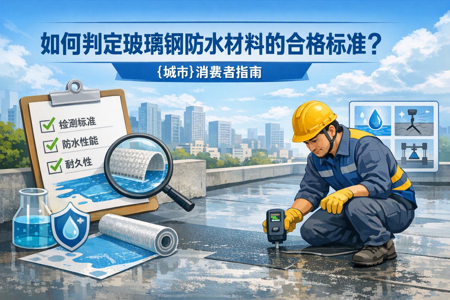 如何判定玻璃钢防水材料的合格标准？ 六安 消费者指南