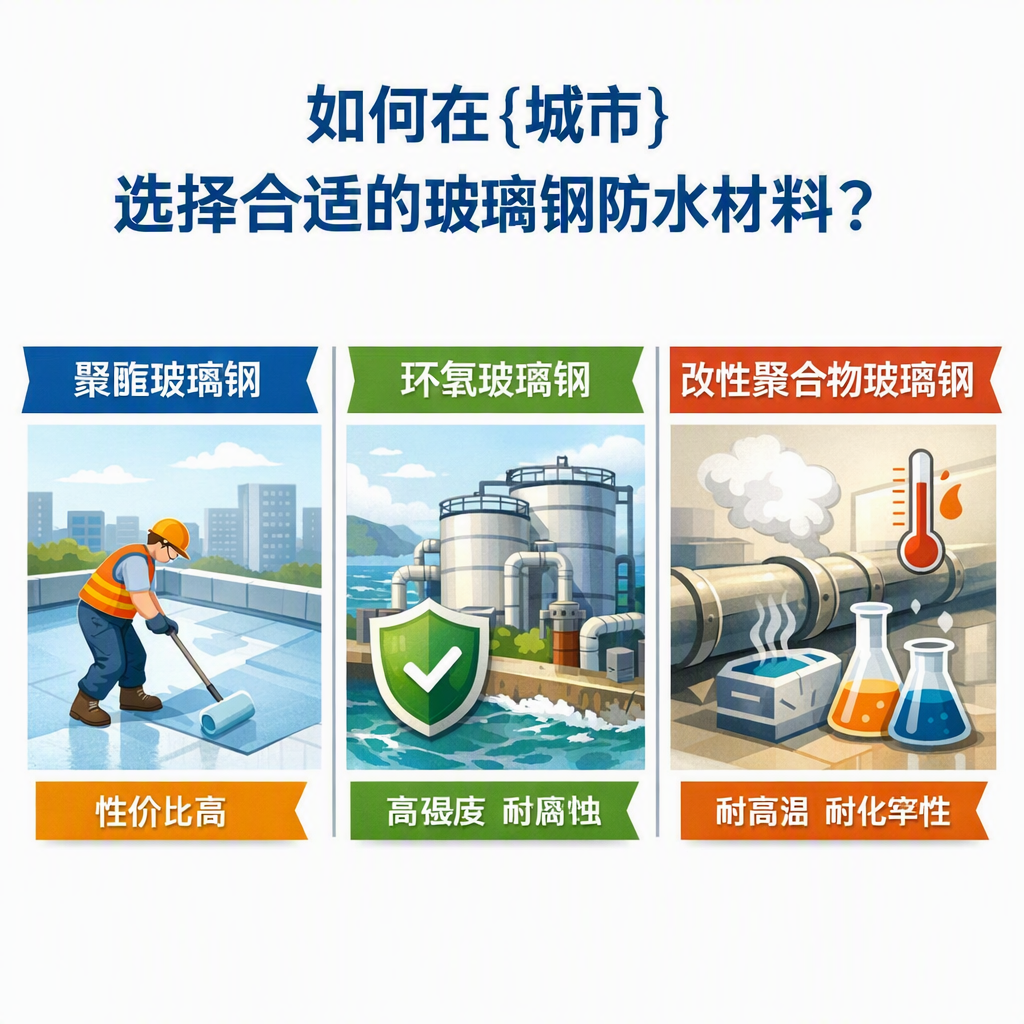 如何在六安选择合适的玻璃钢防水材料?