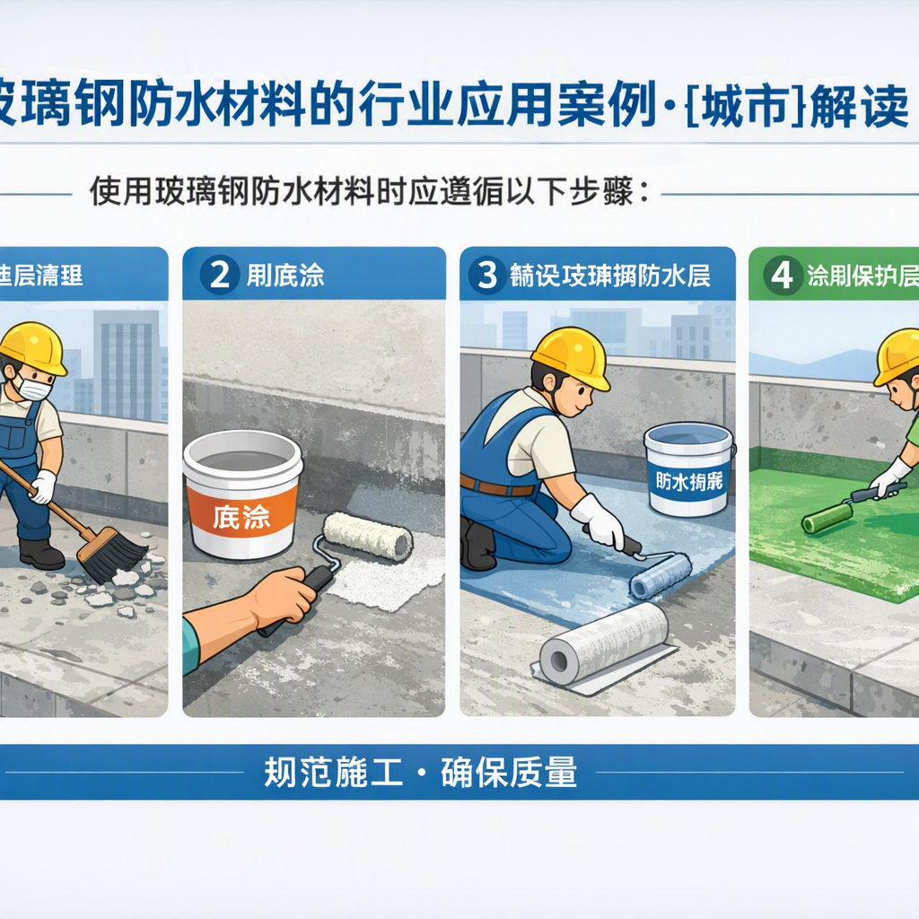 玻璃钢防水材料的行业应用案例,六安解读