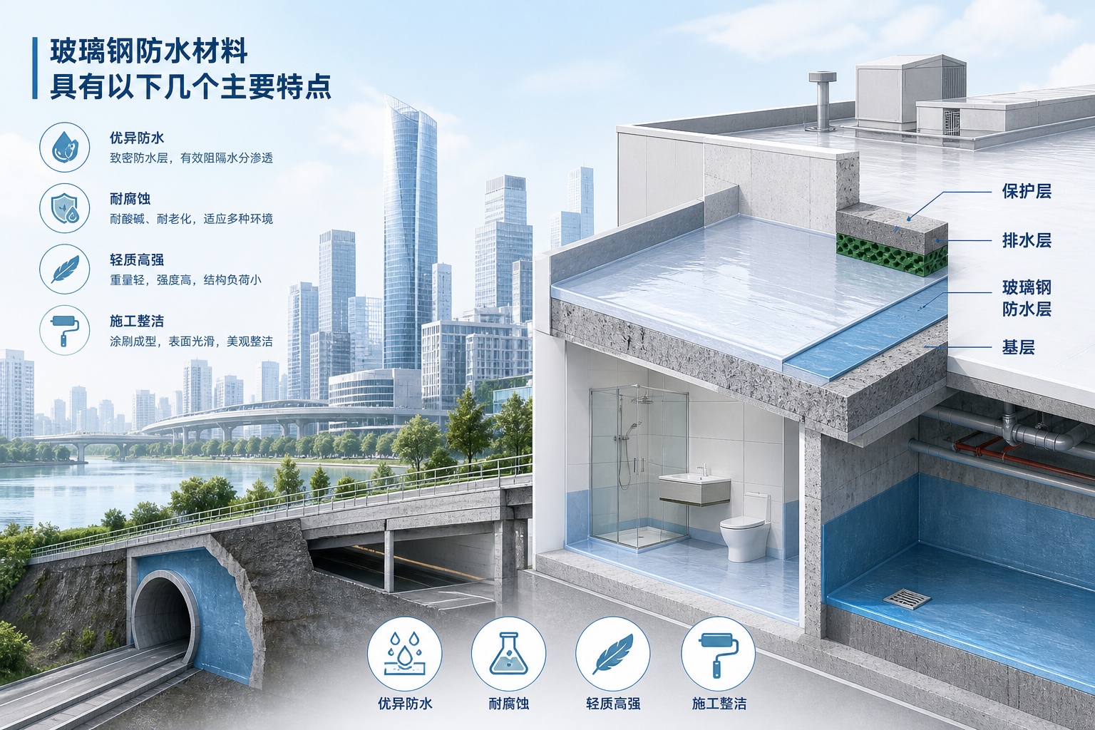 2023年玻璃钢防水材料市场趋势分析,关注 六安 发展
